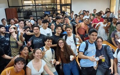 Profesores, académicos y estudiantes del Departamento de Ingeniería Eléctrica de la Universidad de Chile inician el Primer Semestre 2024 con un “Coffee Times”