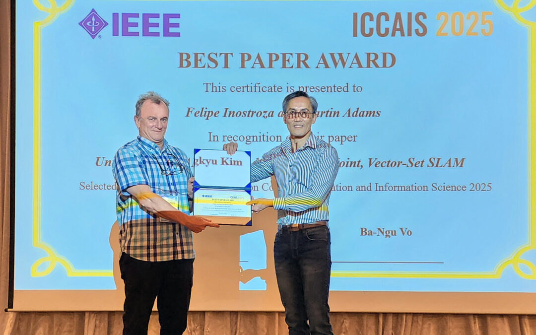 DIE arrasa en Corea del Sur con el Best Paper Award ICCAIS 2025