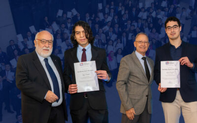 Estudiantes de Ingeniería Eléctrica U. Chile son premiados por el Colegio de Ingenieros por su excelencia y formación integral