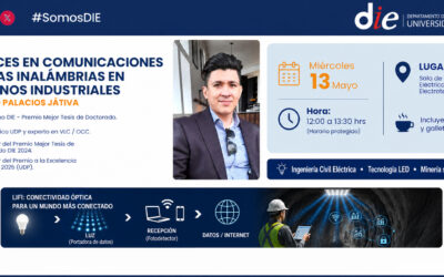 DIE trae a destacado exalumno y premiado investigador para hablar sobre LiFi y comunicaciones ópticas en minería