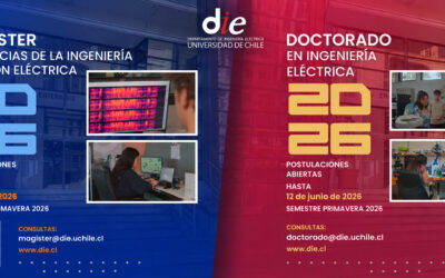 Convocatoria abierta para Postulaciones Primavera 2026: Programas de Doctorado y Magíster en Ingeniería Eléctrica