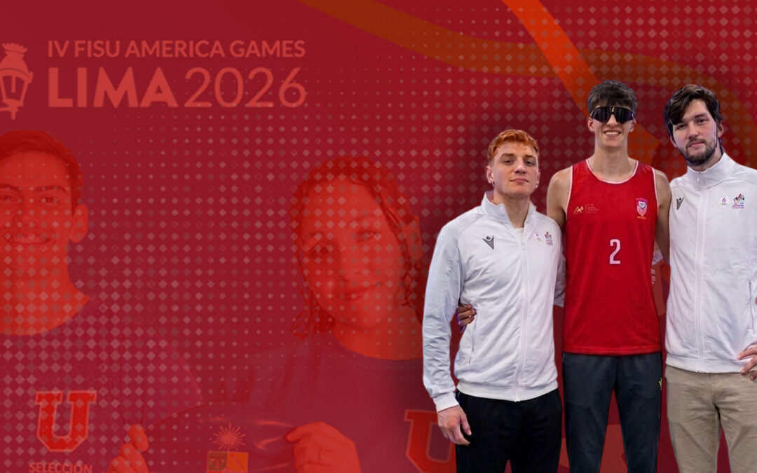 Tres estudiantes del DIE representarán a la Universidad de Chile en los Juegos Panamericanos Universitarios Lima 2026