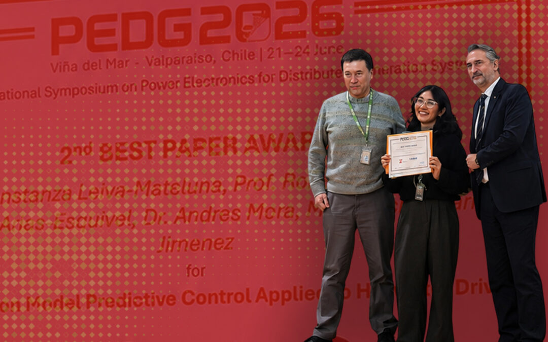 Estudiantes de postgrado logran importante reconocimiento en la conferencia internacional  IEEE PEDG 2026